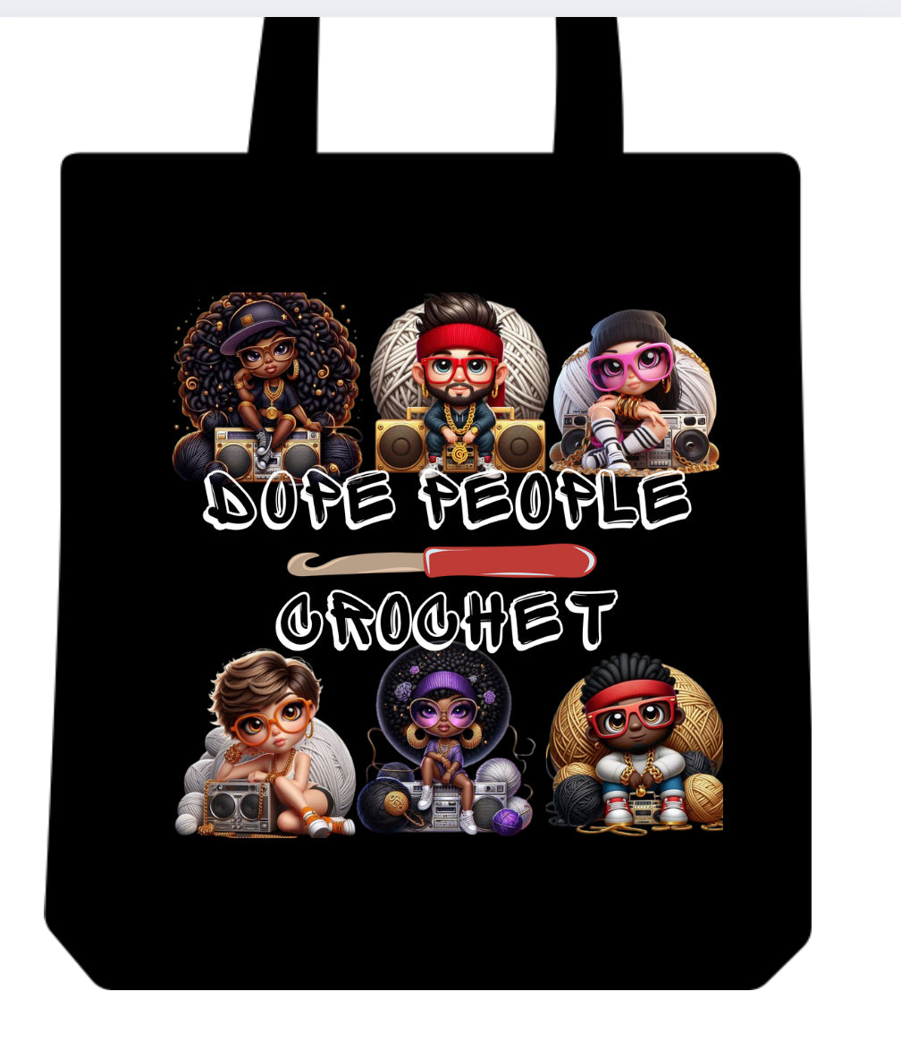 Dope people Crochet Tee & Tote bundle