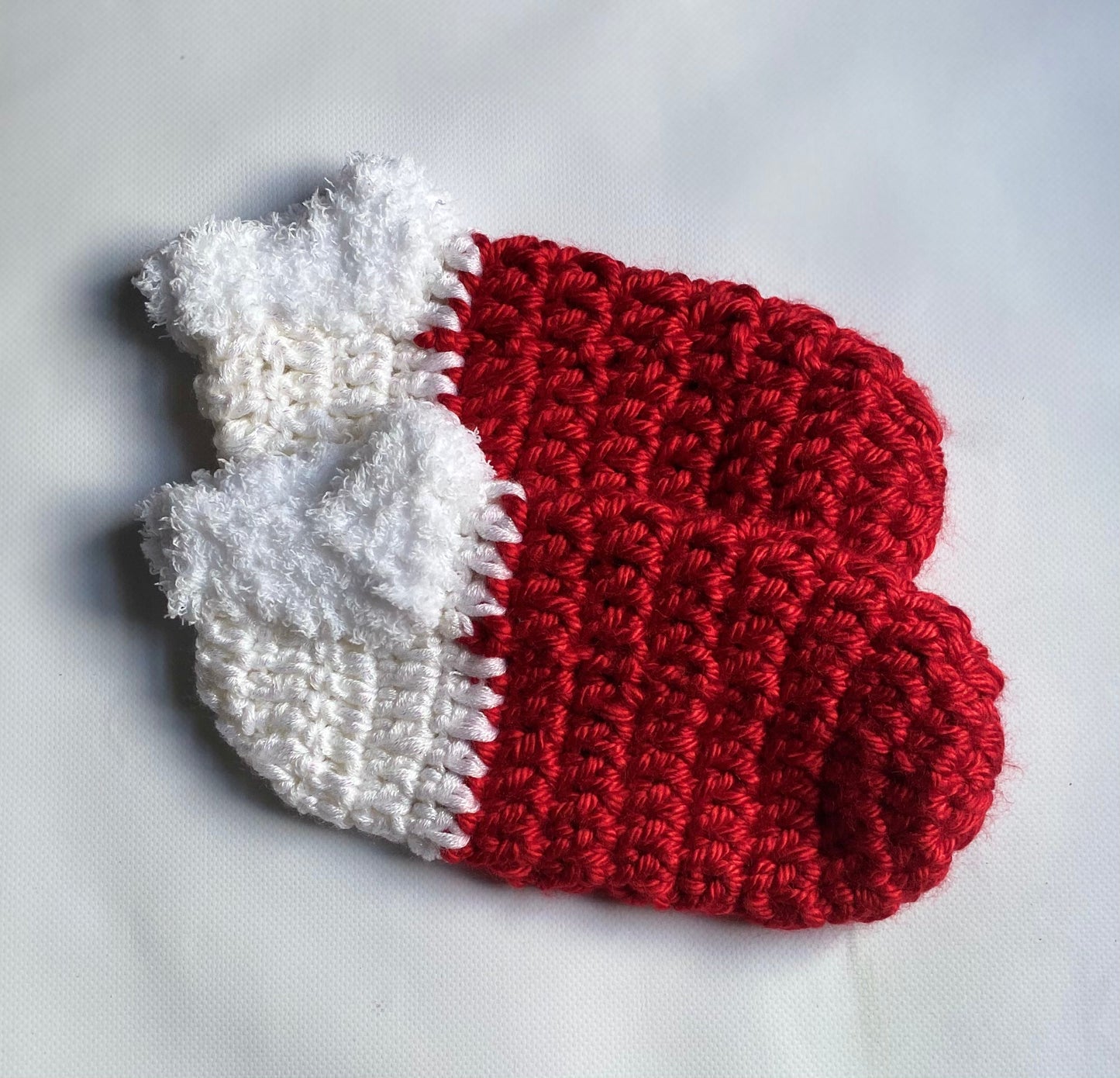 Fur trim socks