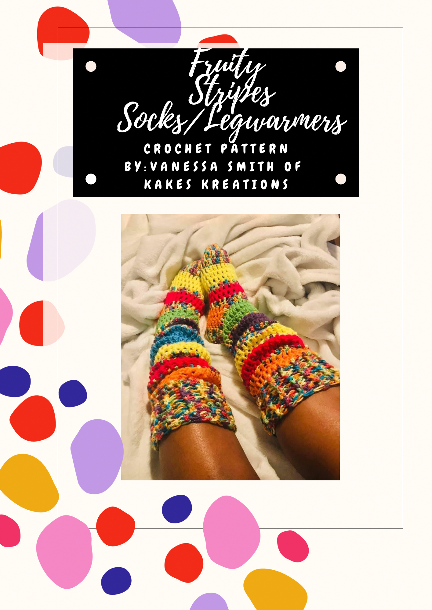 Pattern- Fruity Stripes socks