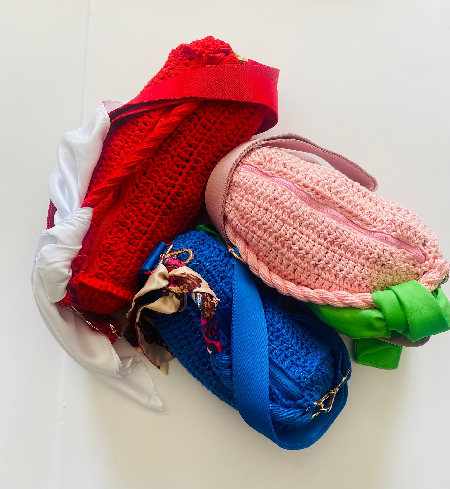 Crochet Duffle Bag- Sweet Sister collection