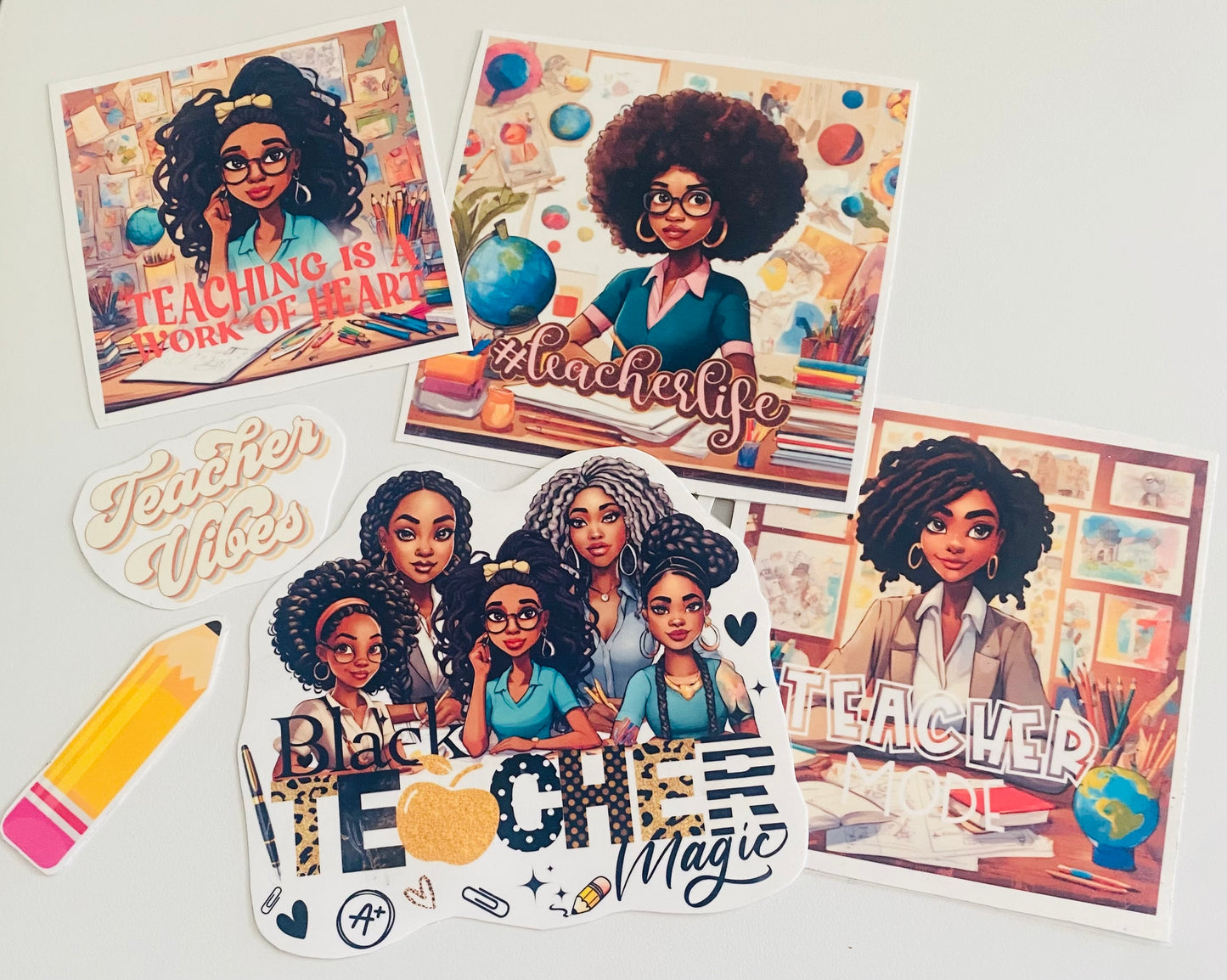 Melanin sticker packs ready to ship