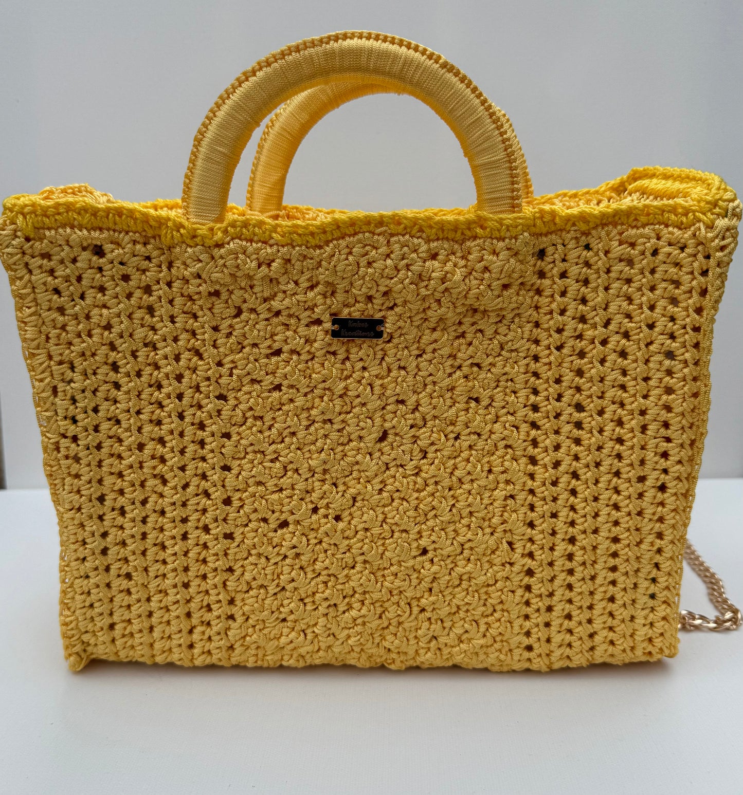 Cupcake Crochet Tote Bag