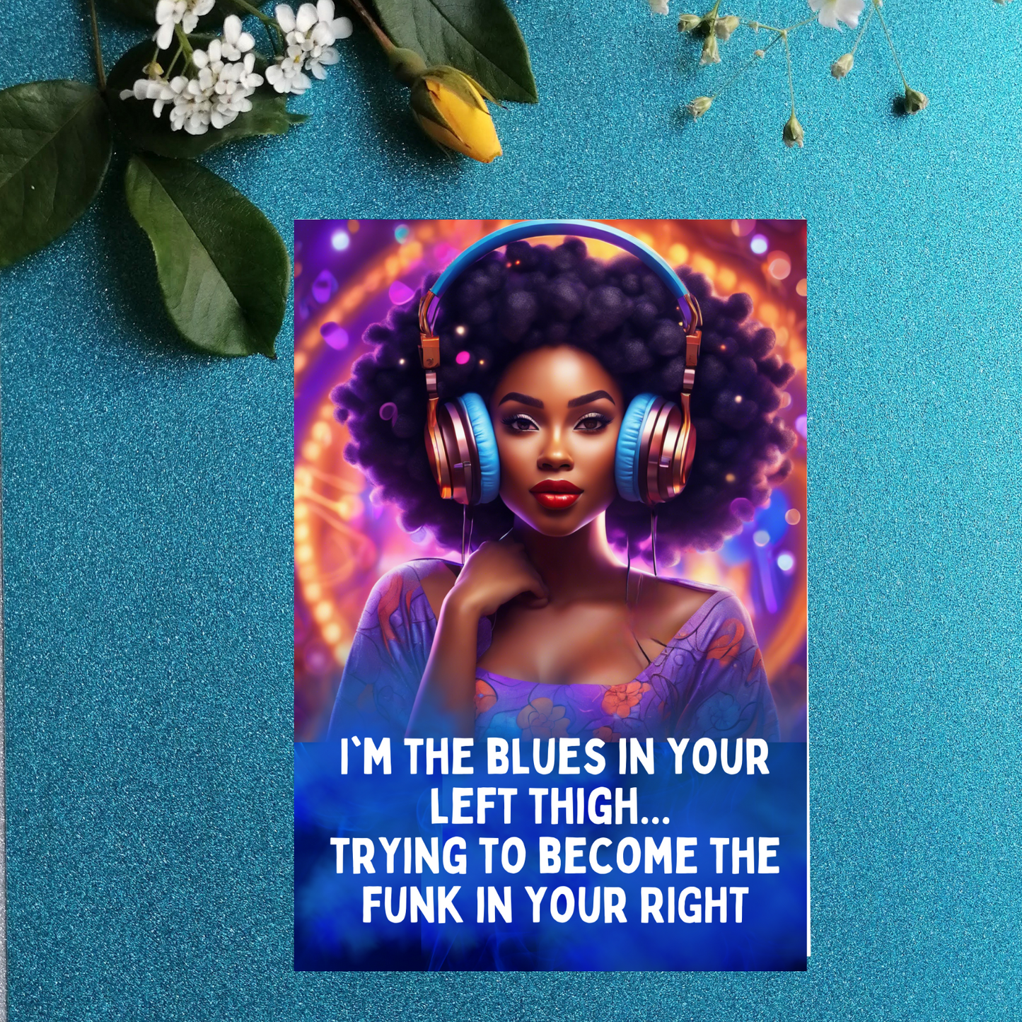 Loving you Melanin greeting cards (Individual cards)