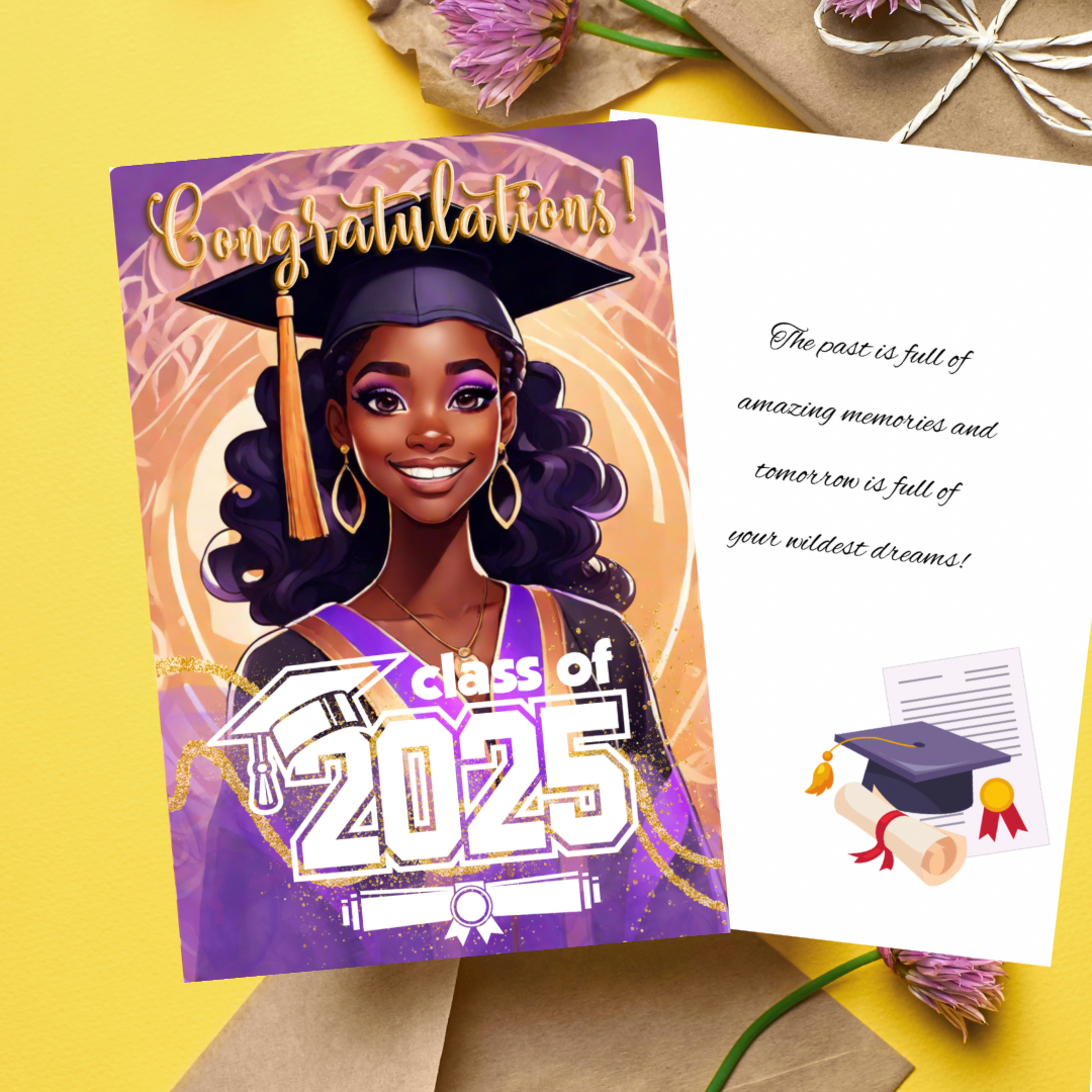 Grad Melanin greeting cards (Individual cards)