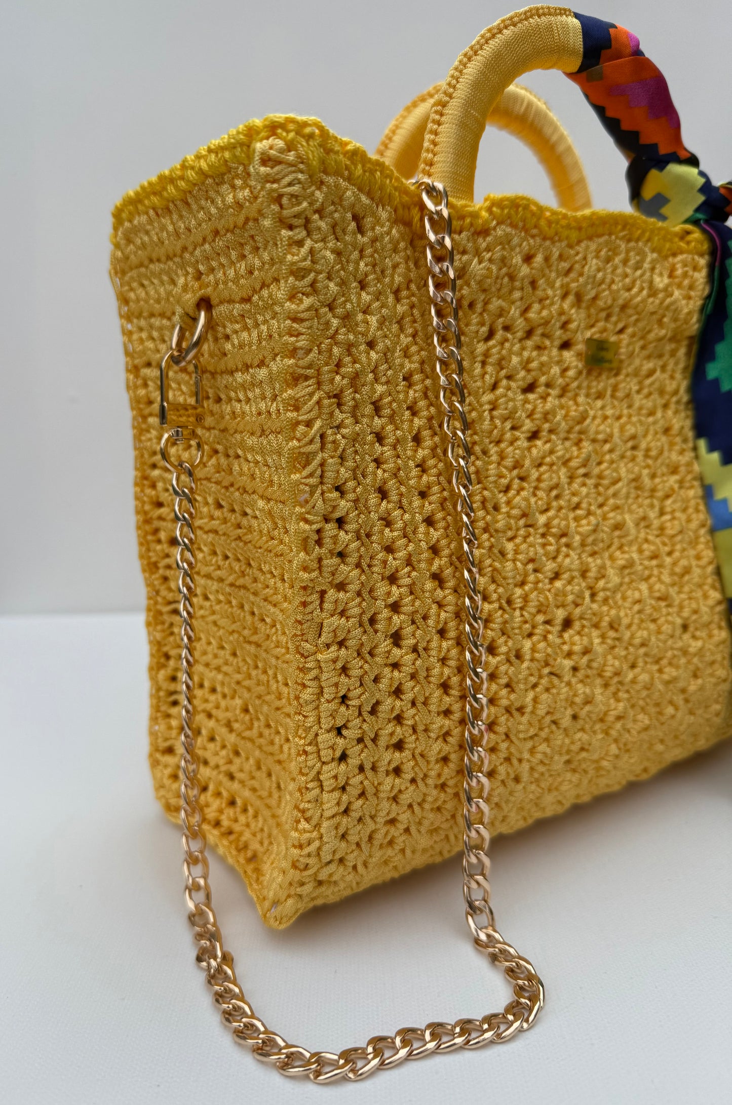 Cupcake Crochet Tote Bag