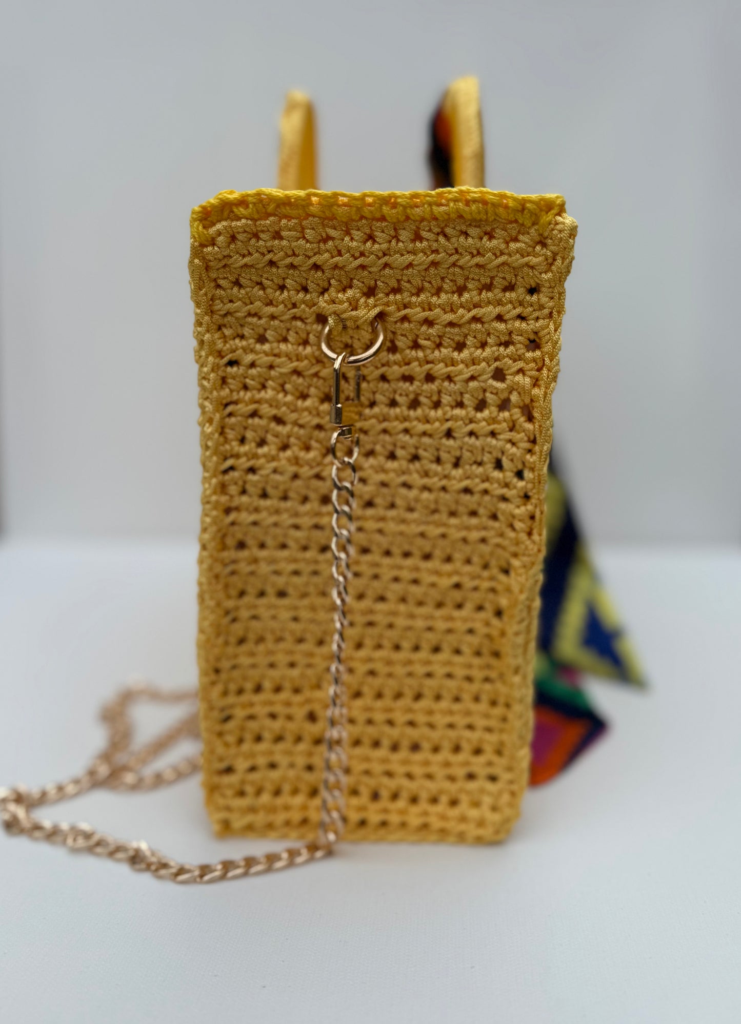 Cupcake Crochet Tote Bag