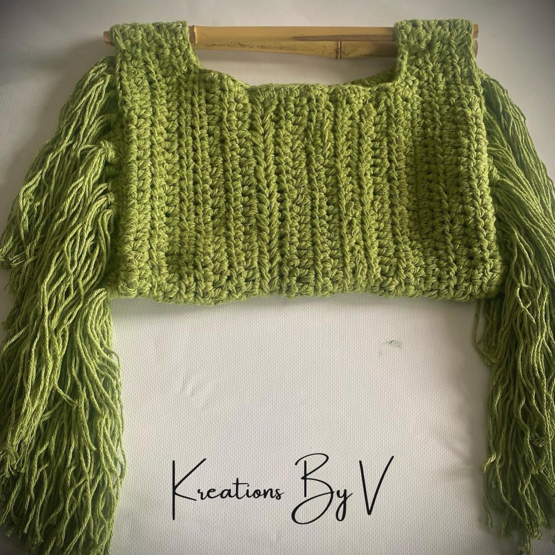 Pattern- Bamboo Fringe handbag