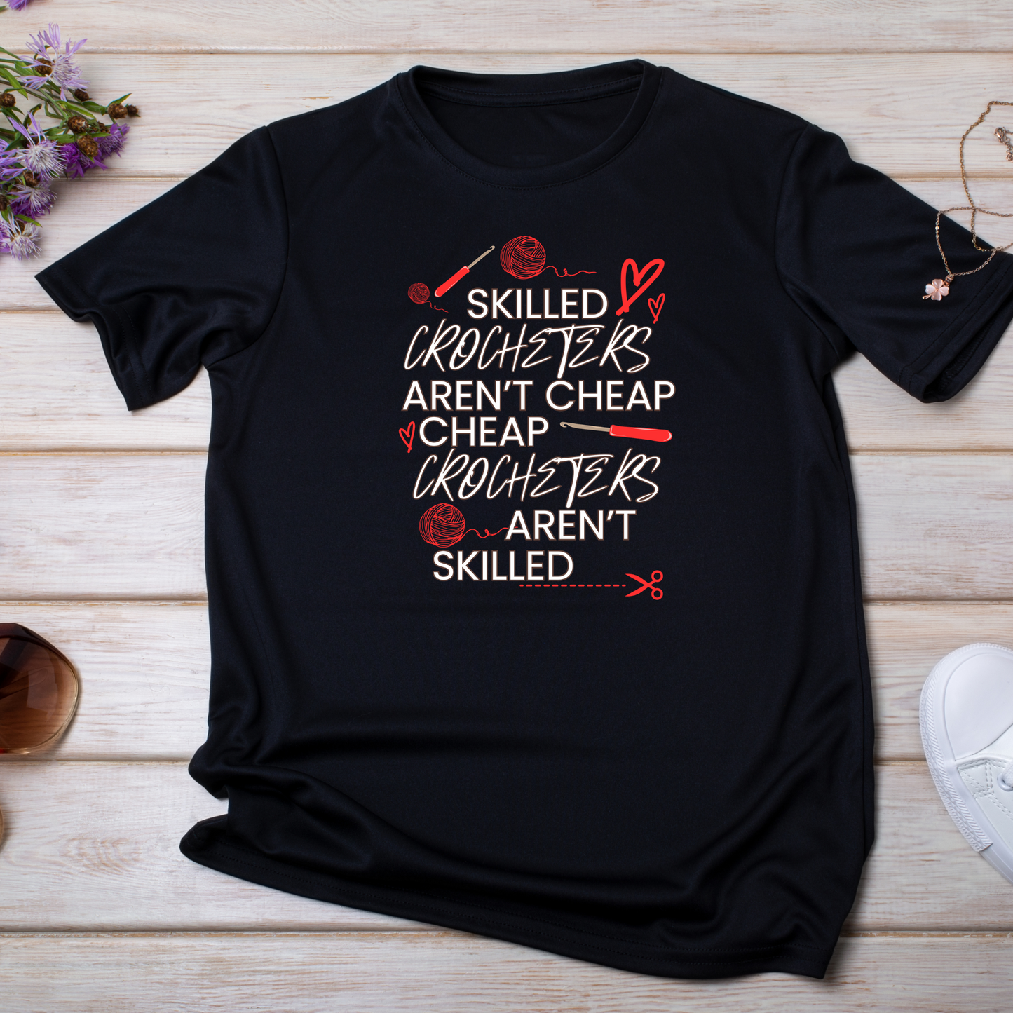 Skilled Crocheters tee