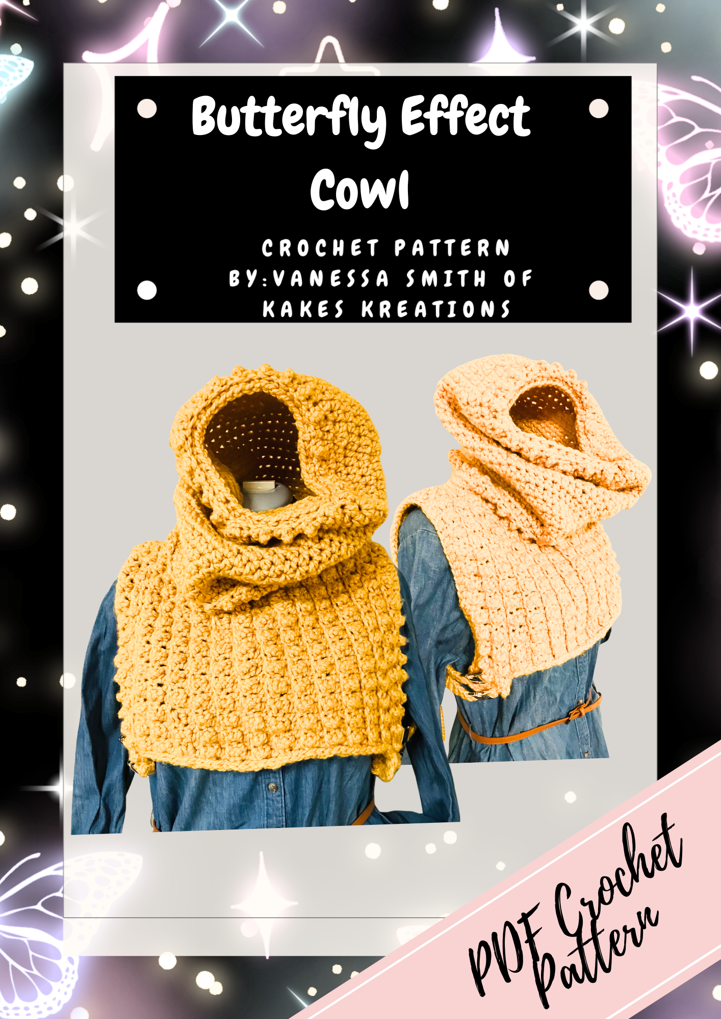 Pattern- Butterfly Effect Cowl