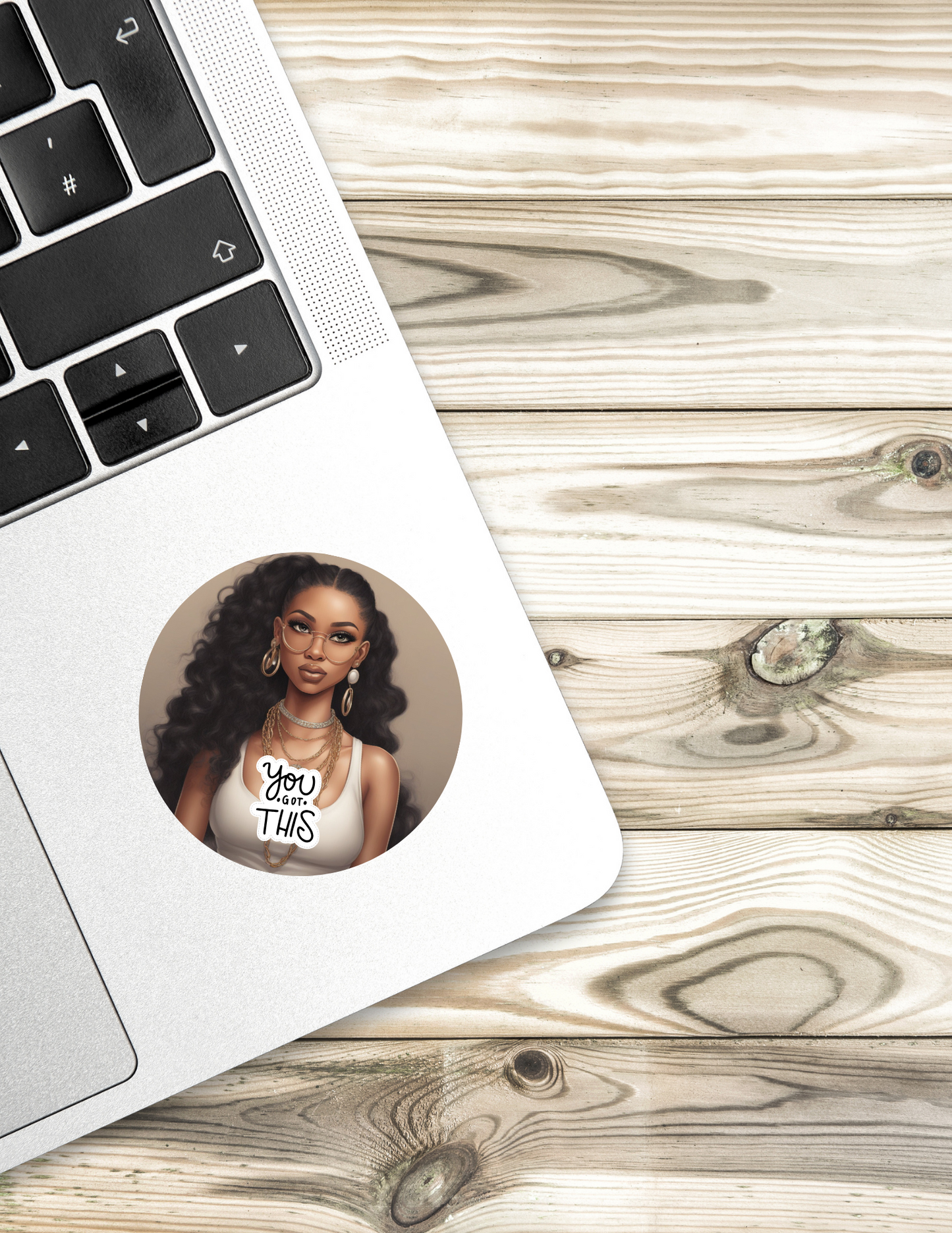 Melanin inspo stickers