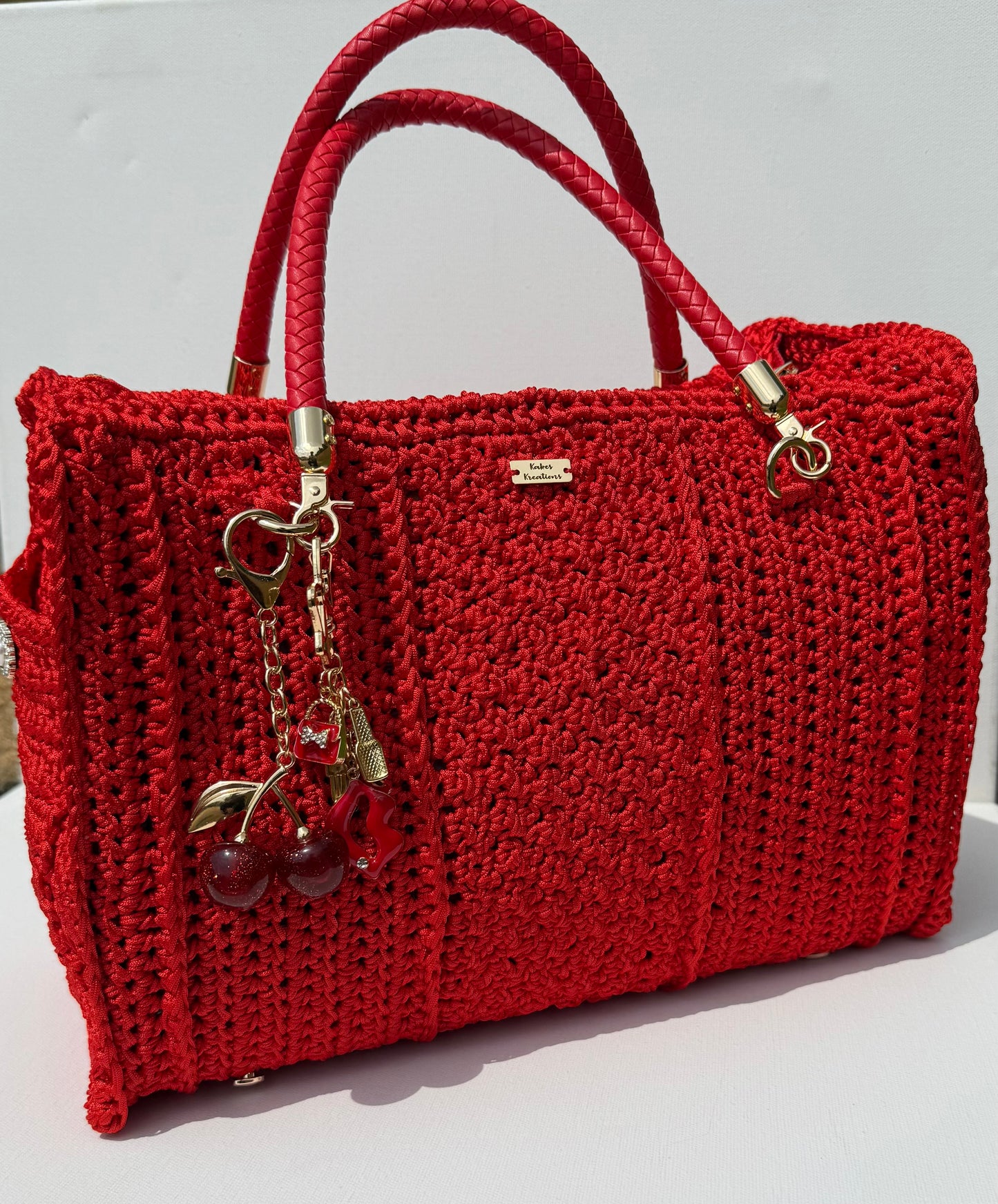 Custom Luxury Crochet Satchel Bag