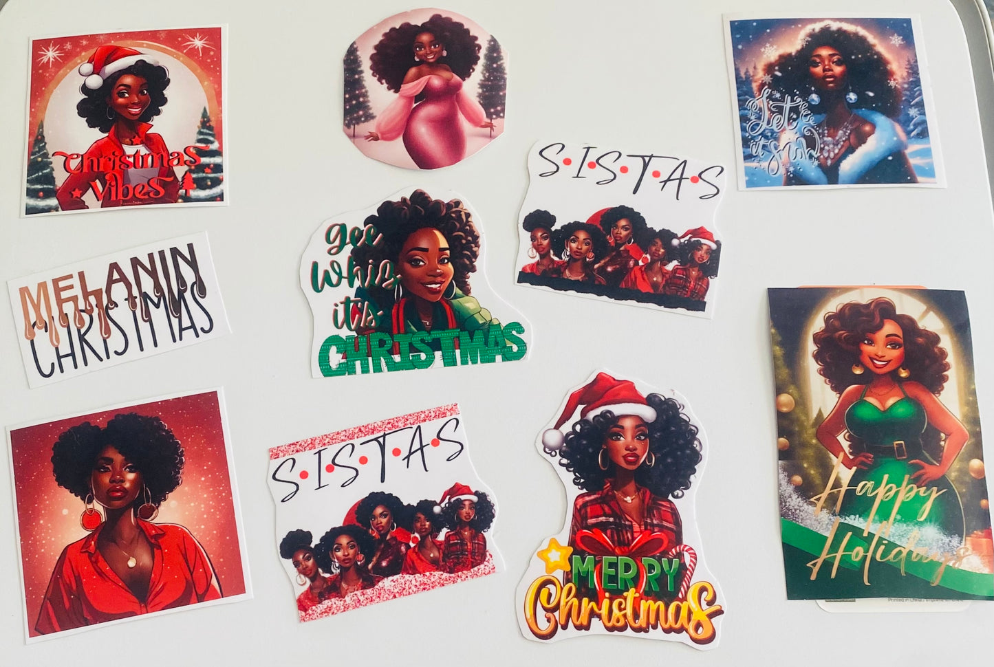 Melanin sticker packs ready to ship