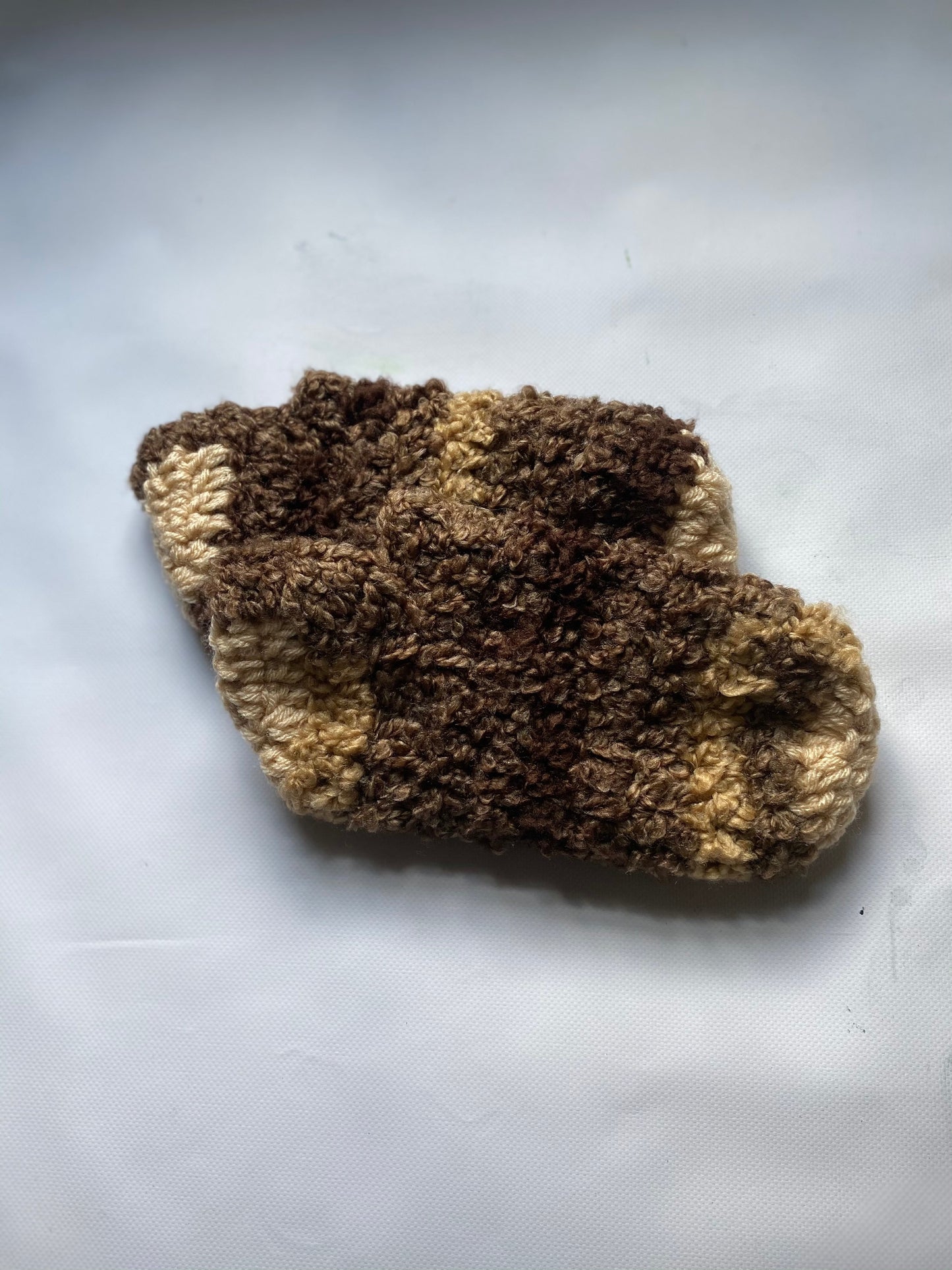 Fur trim socks