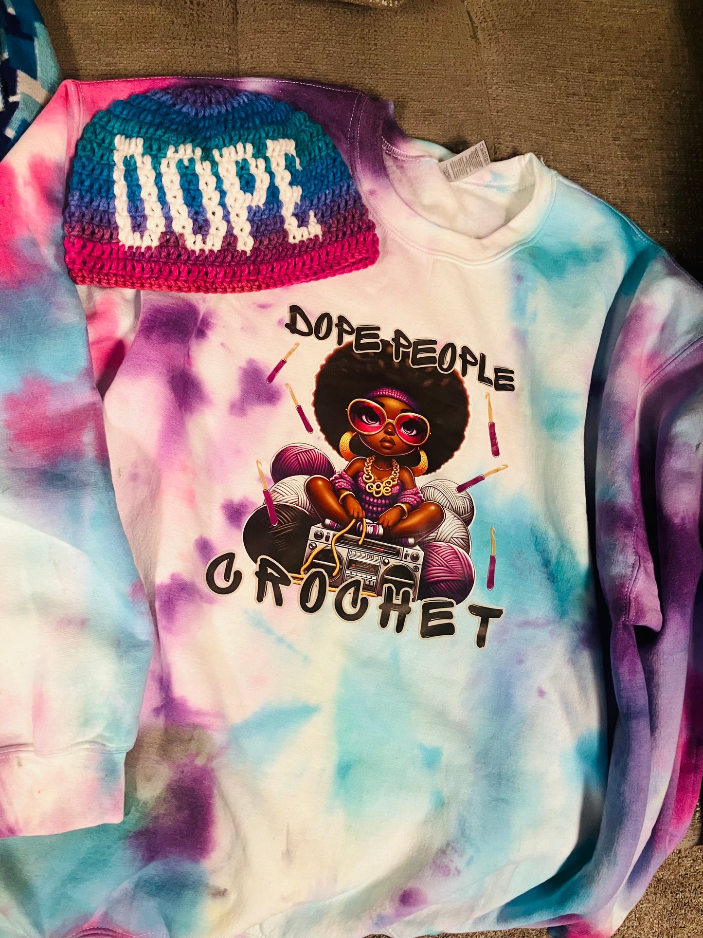 Dope People Crochet tie dye