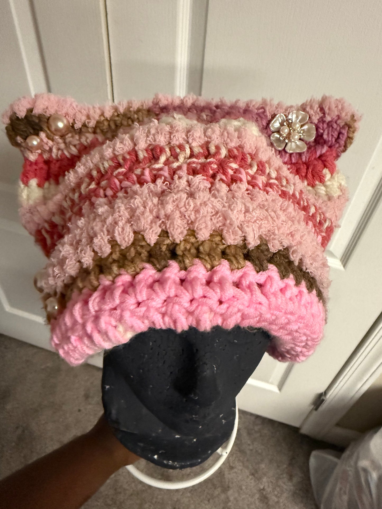 Pattern- Easy Chunky Cat Ear Beanie