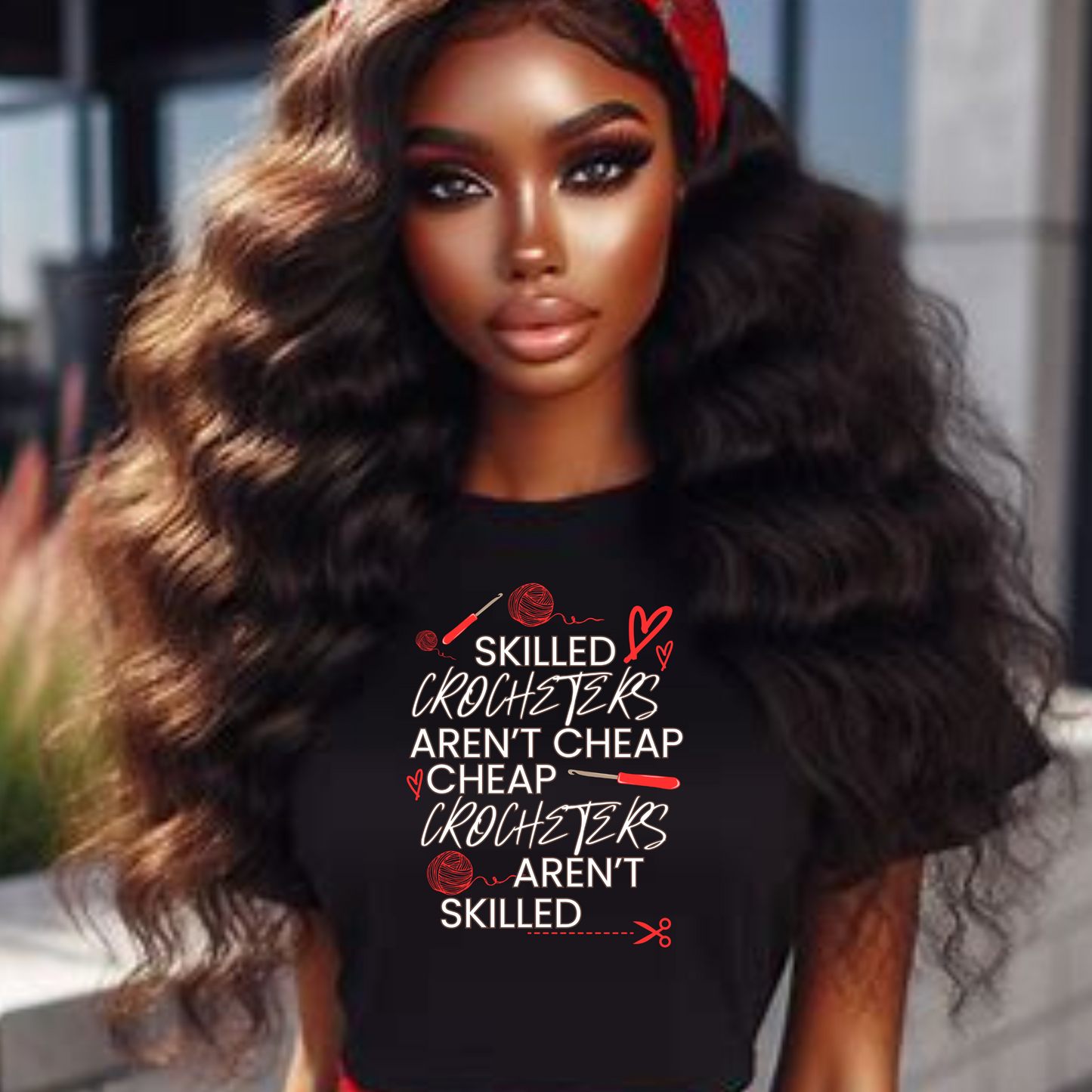 Skilled Crocheters tee