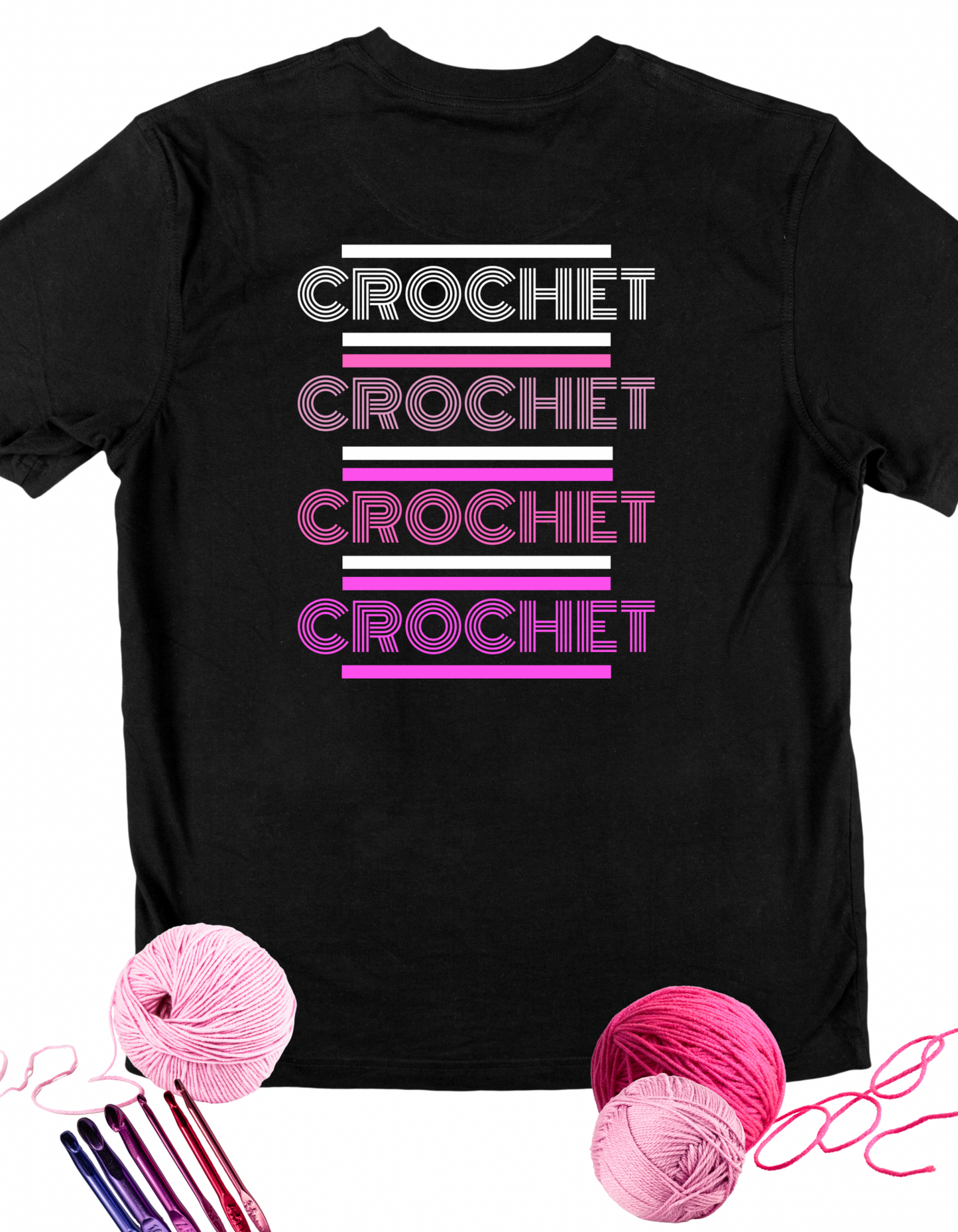 CROCHET Tee & Tote bundle- PINK