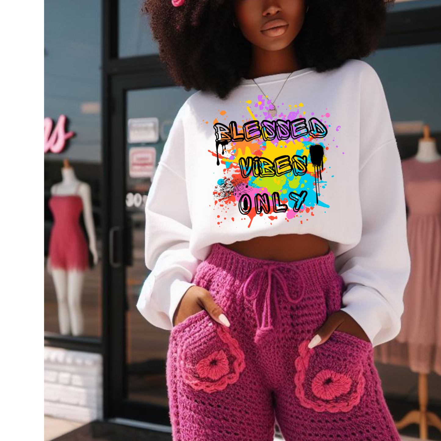 Blessed Vibes Only Sweatshirt