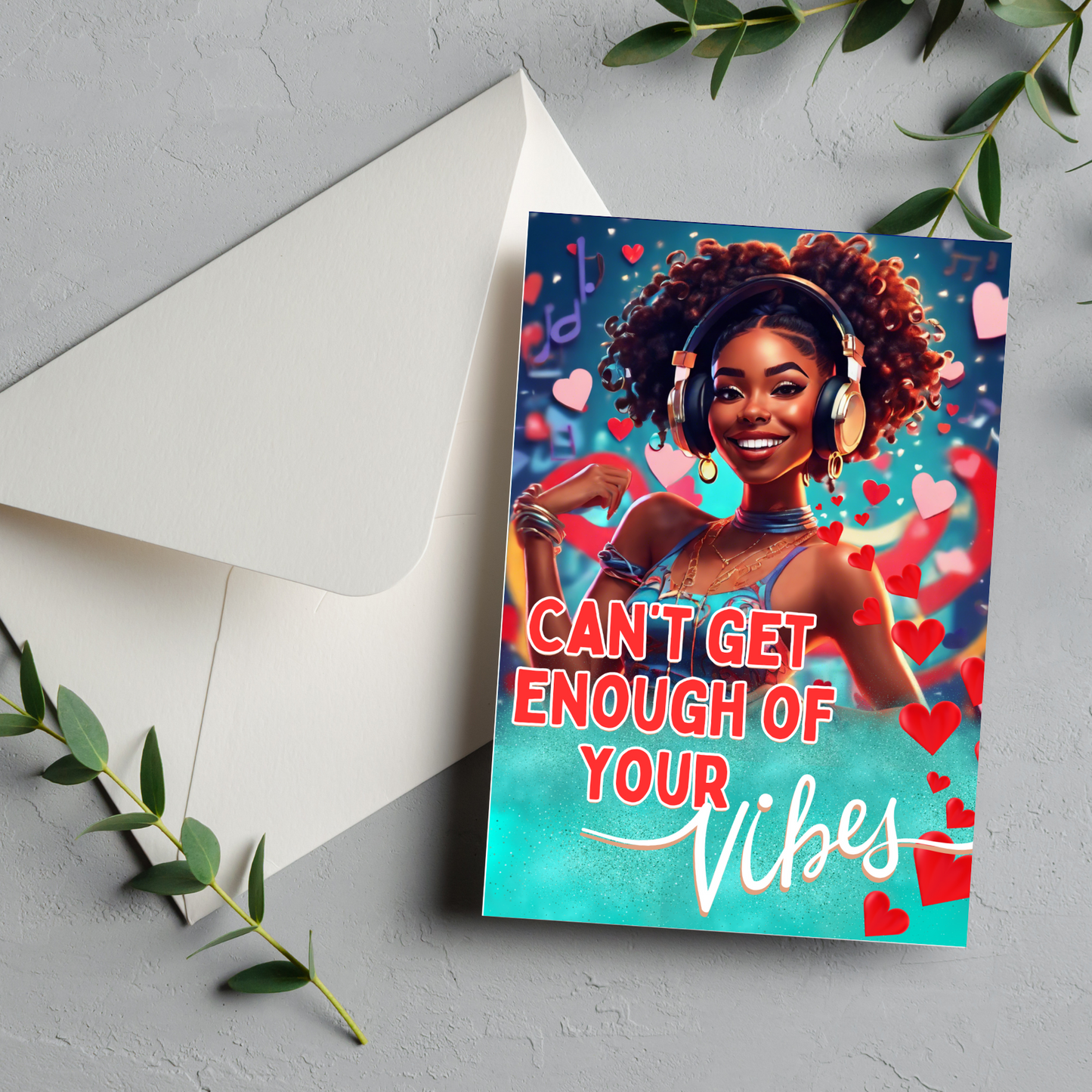 Loving you Melanin greeting cards (Individual cards)