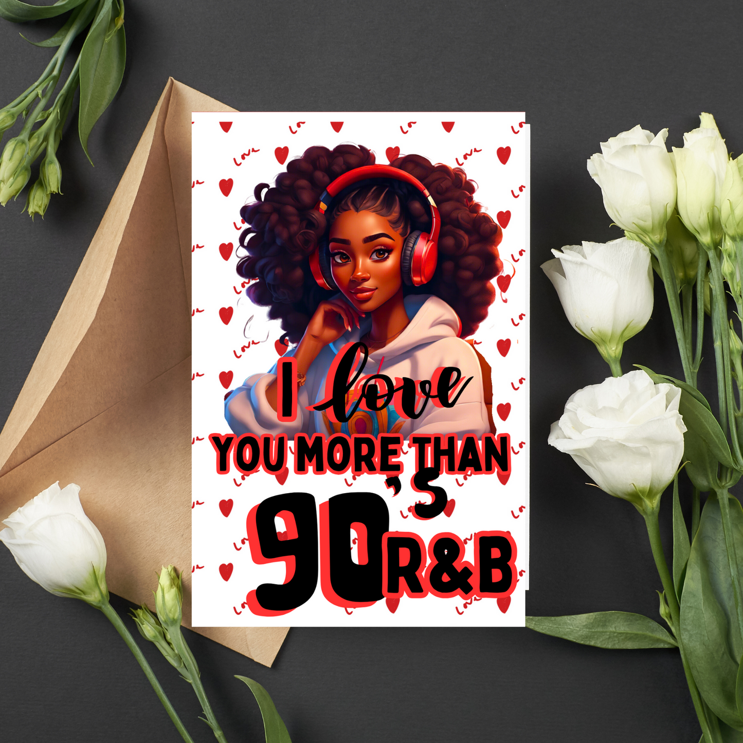 Loving you Melanin greeting cards (Individual cards)