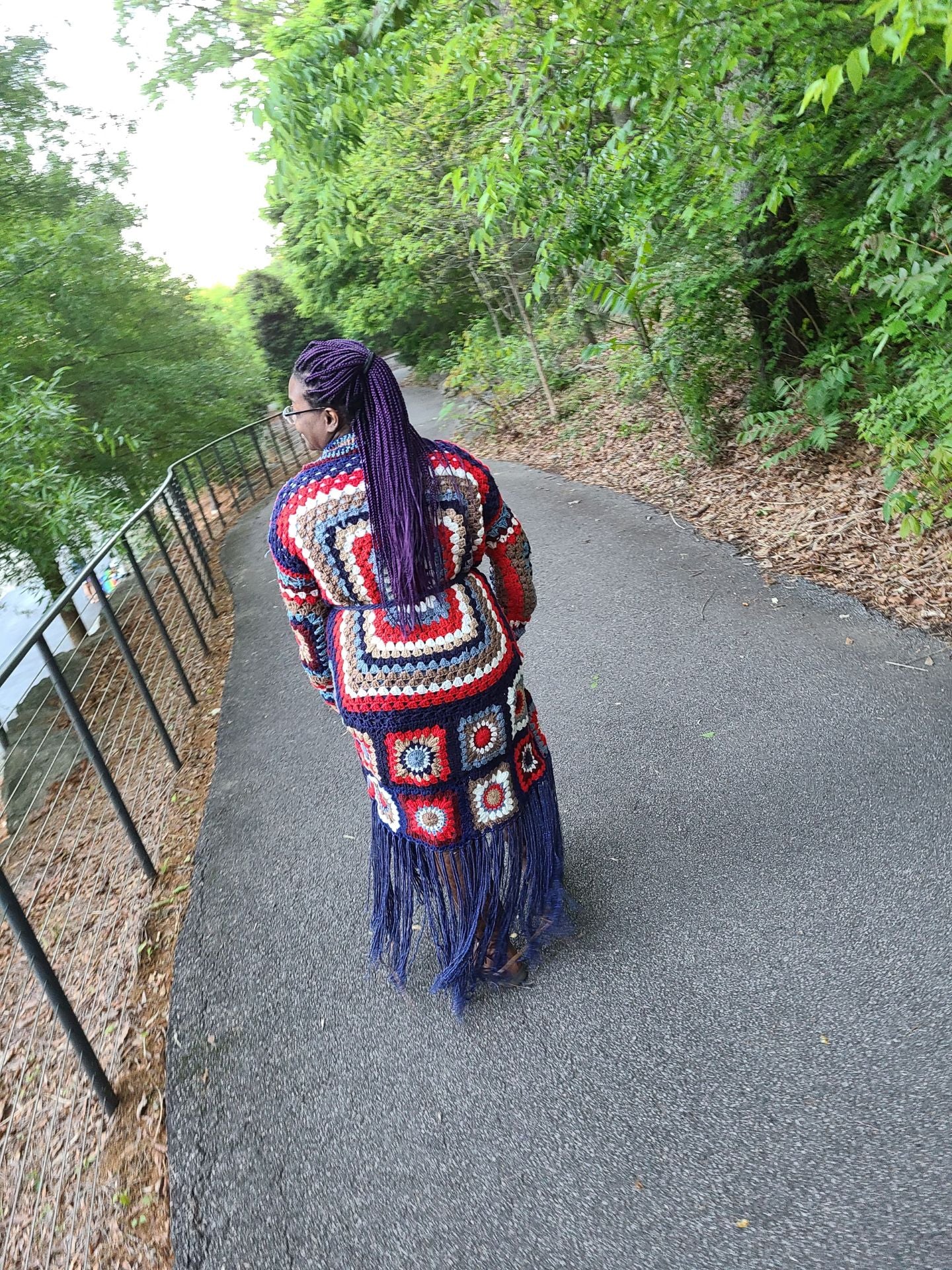 Granny squarin’ cardigan