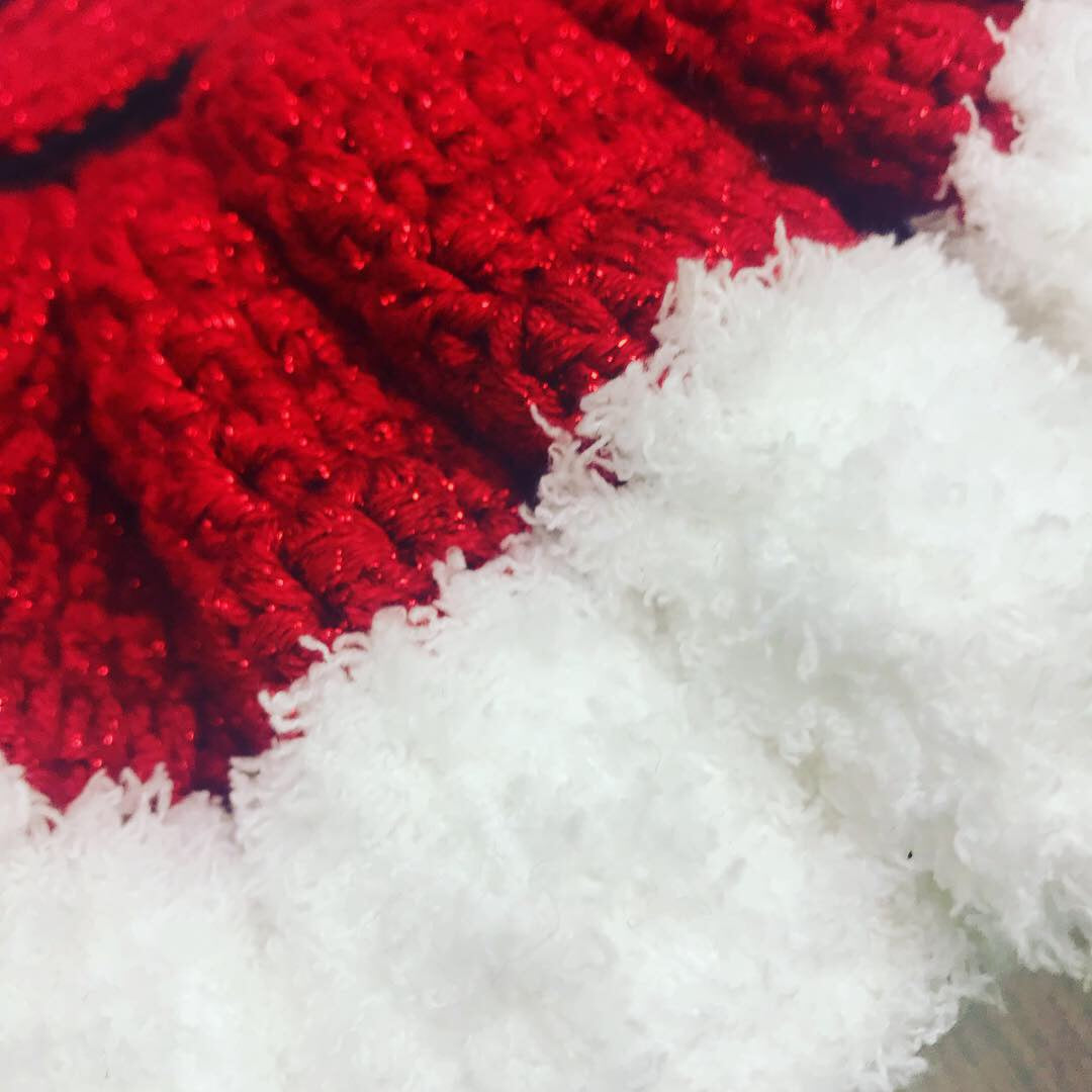Custom Adult Santa Baby Dress & Hat