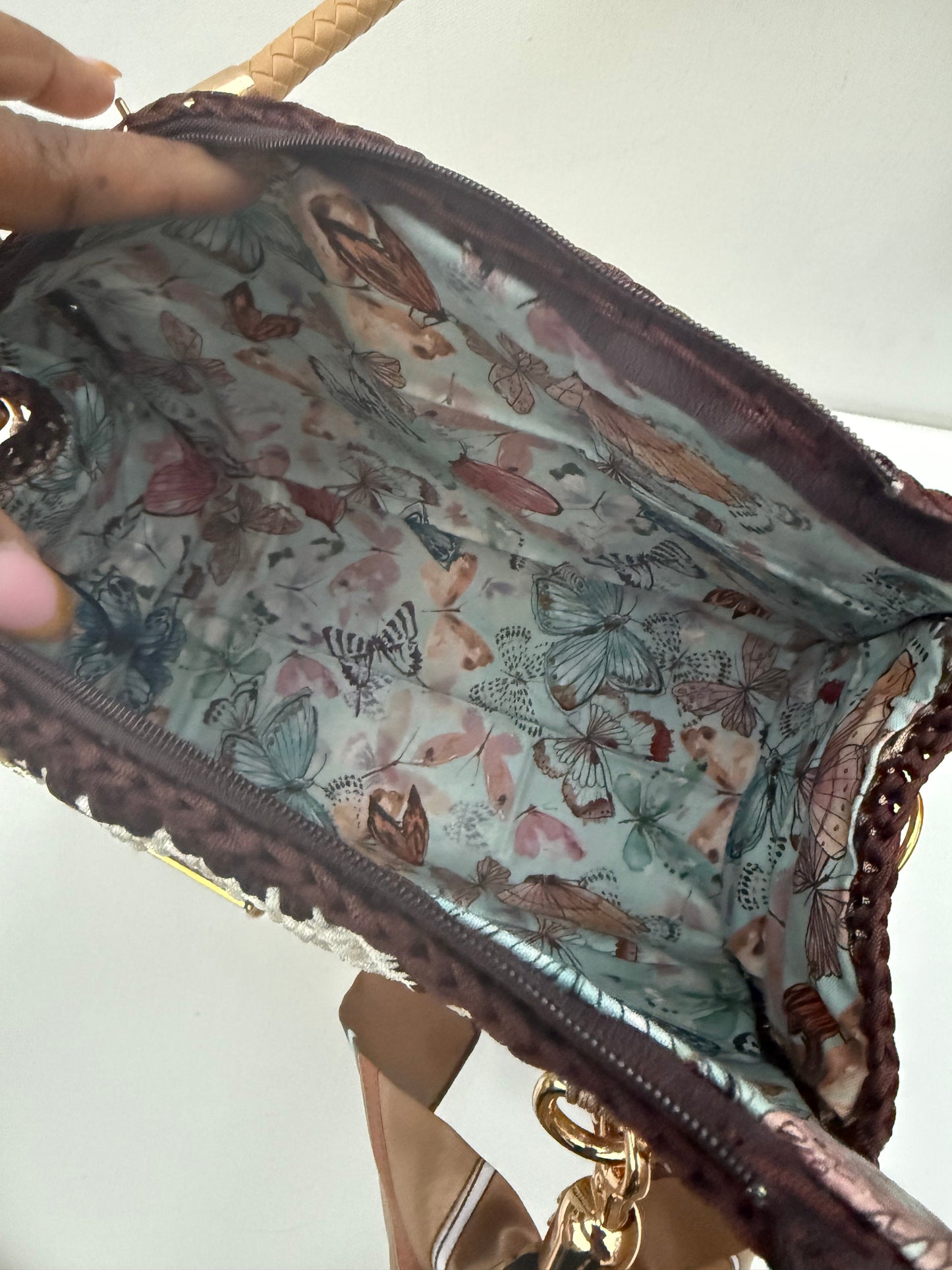 Ombré Crochet Tote Bag