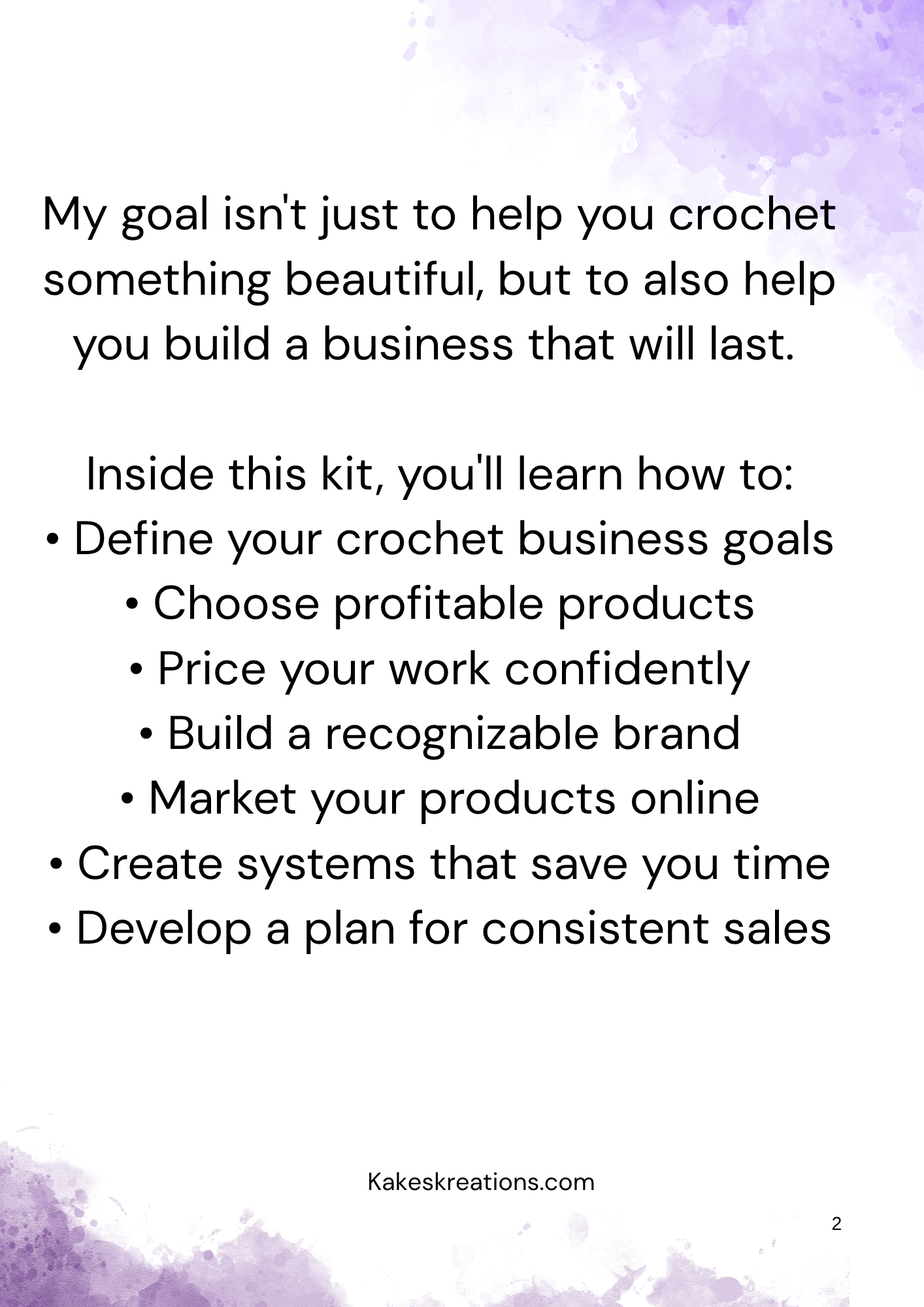 The Crochet Business Starter Kit