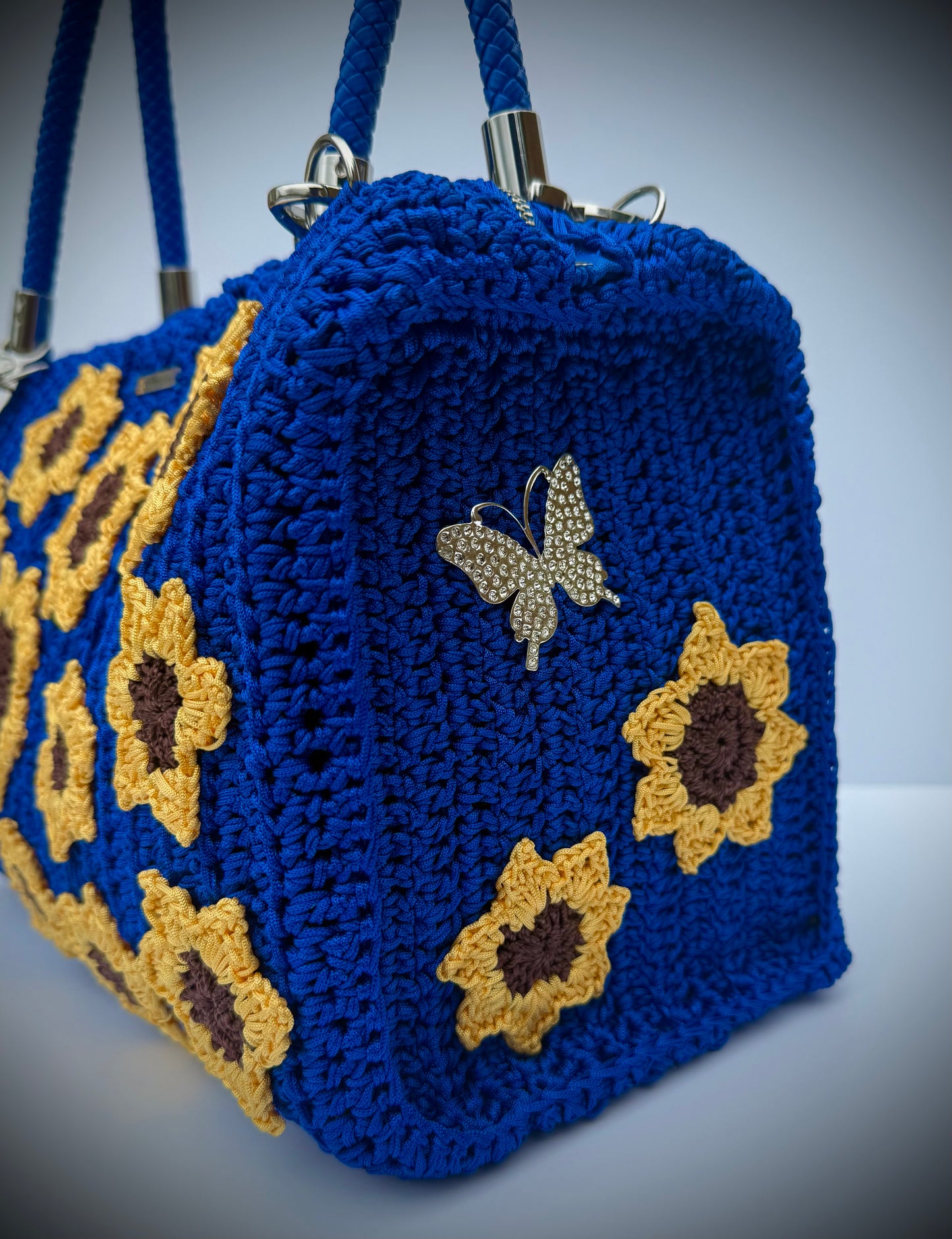 Custom Luxury Crochet Satchel Bag