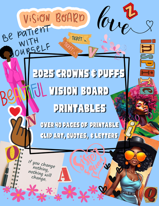 Vision Board Printable bundle