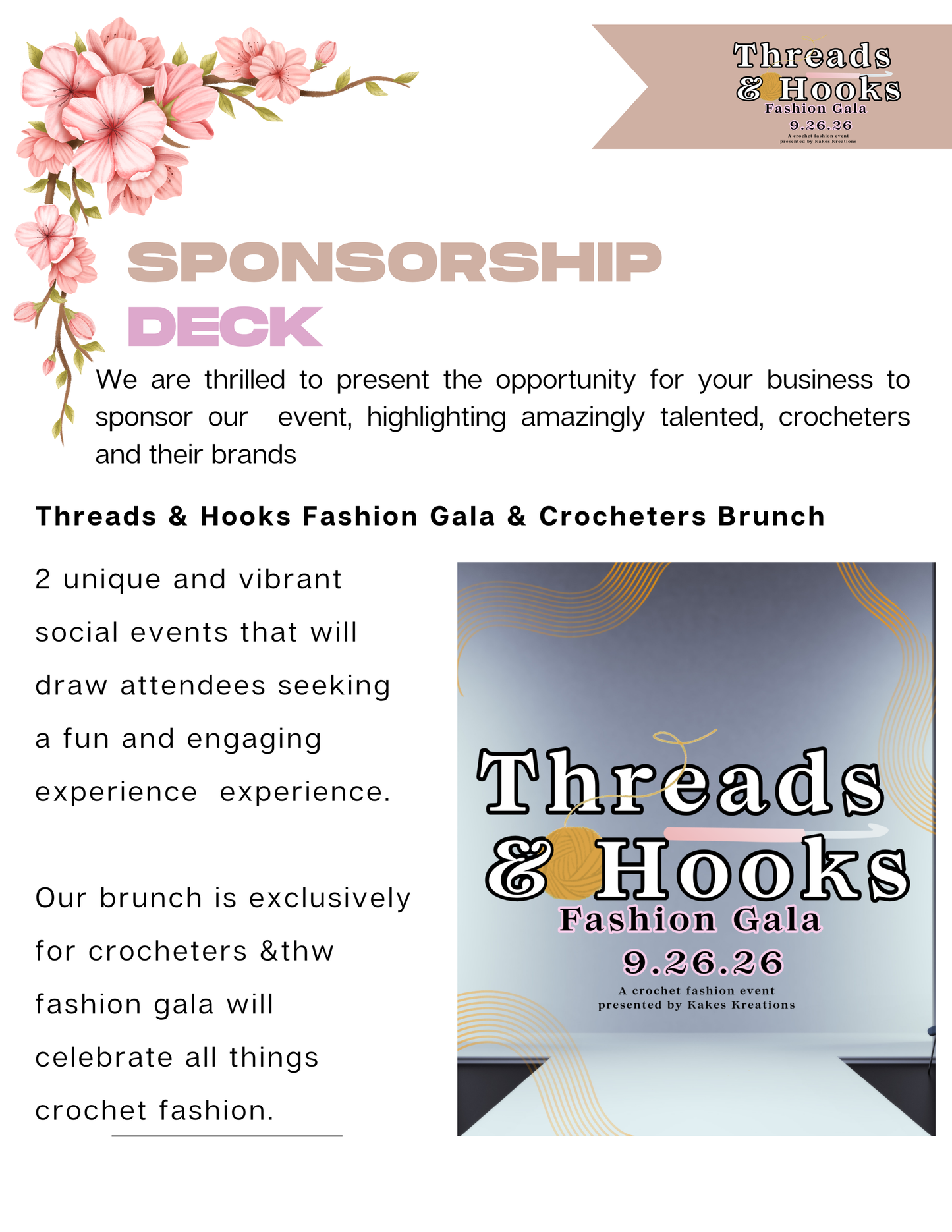 Threads & Hooks sponsors
