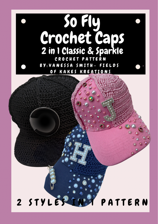Pattern- So fly cap 2 in 1
