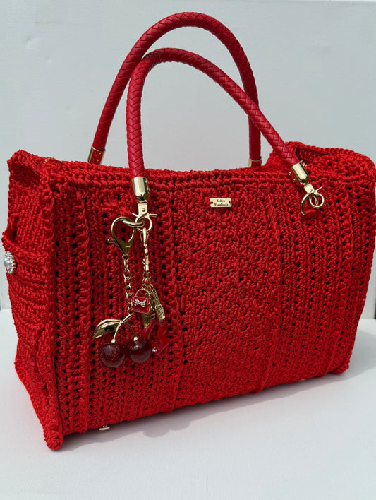 Custom Luxury Crochet Satchel Bag