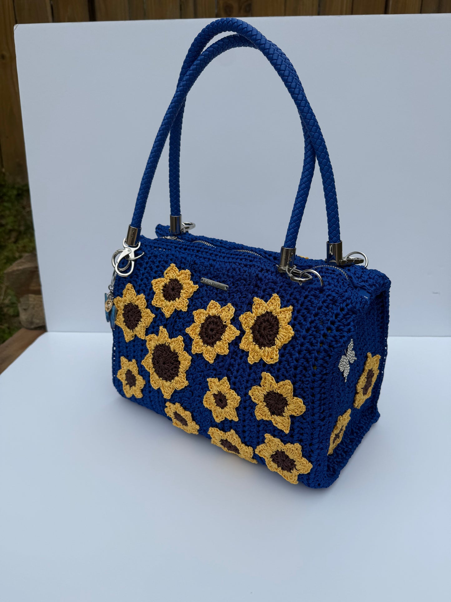 Custom Luxury Crochet Satchel Bag