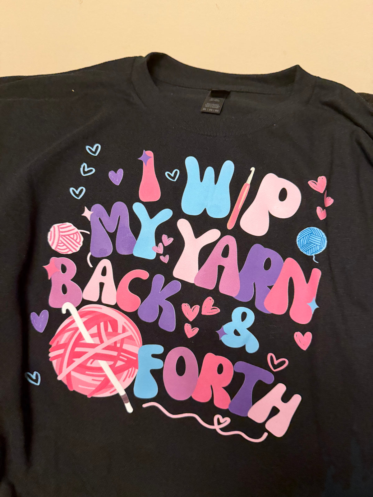 I WIP Crochet tee