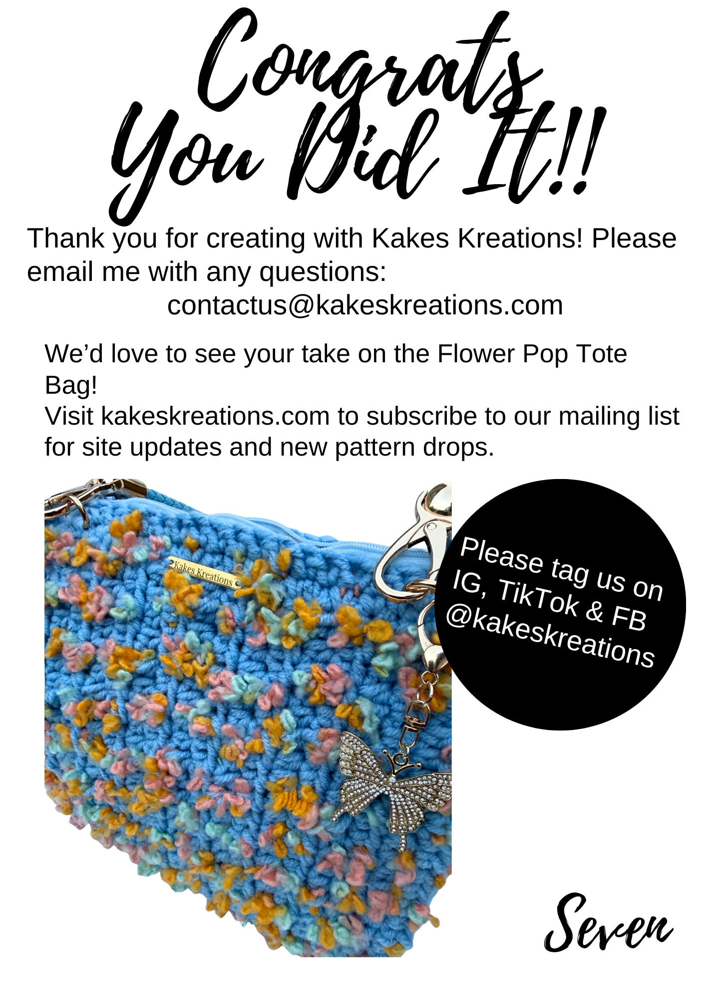 Pattern- Flower Pop Tote Bag