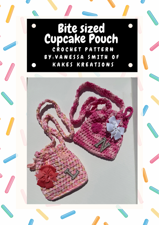 Pattern- Bite sized Cupcake Pouch
