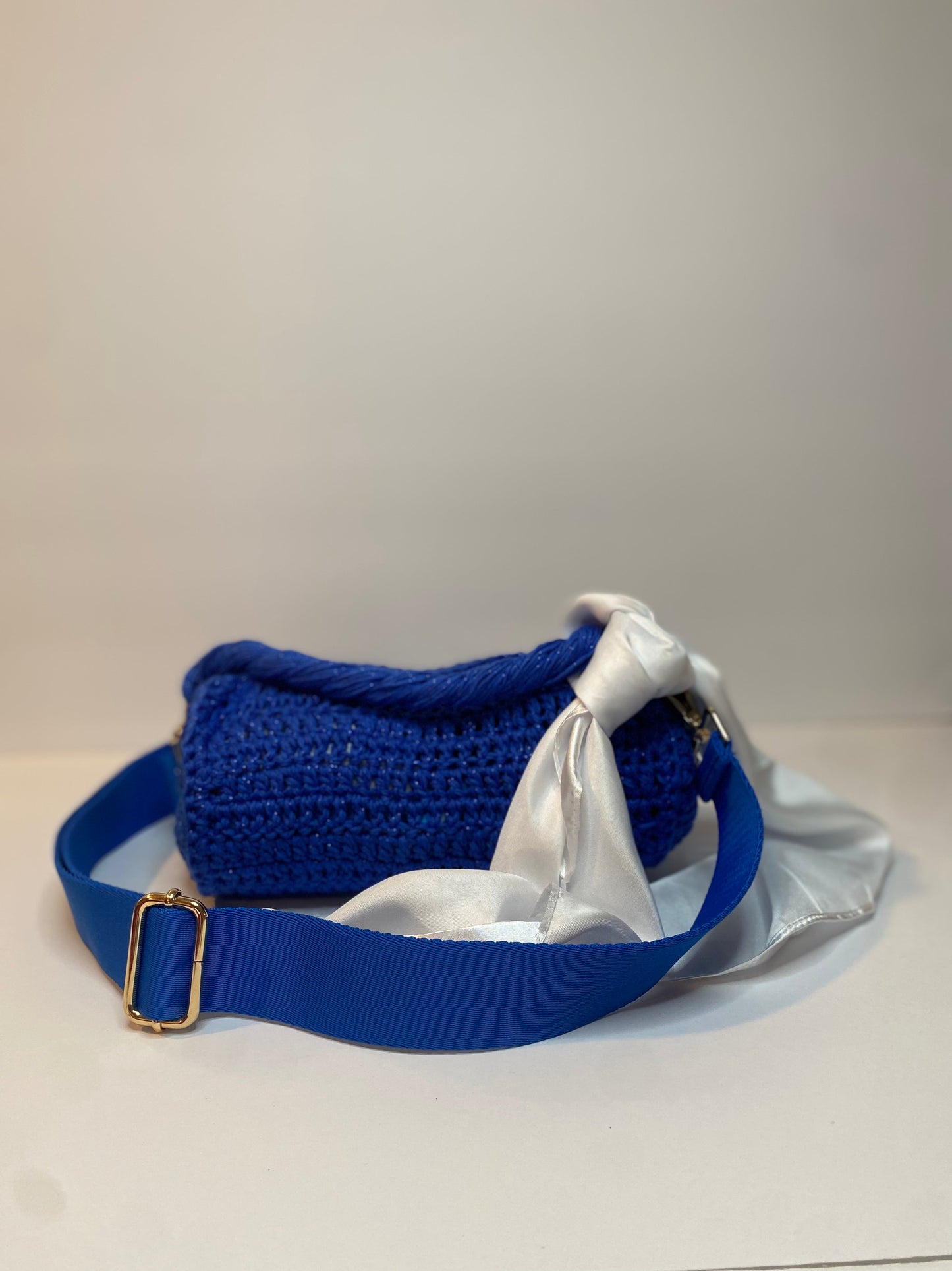 Sweet Sister Crochet Duffle Tote- ready to ship