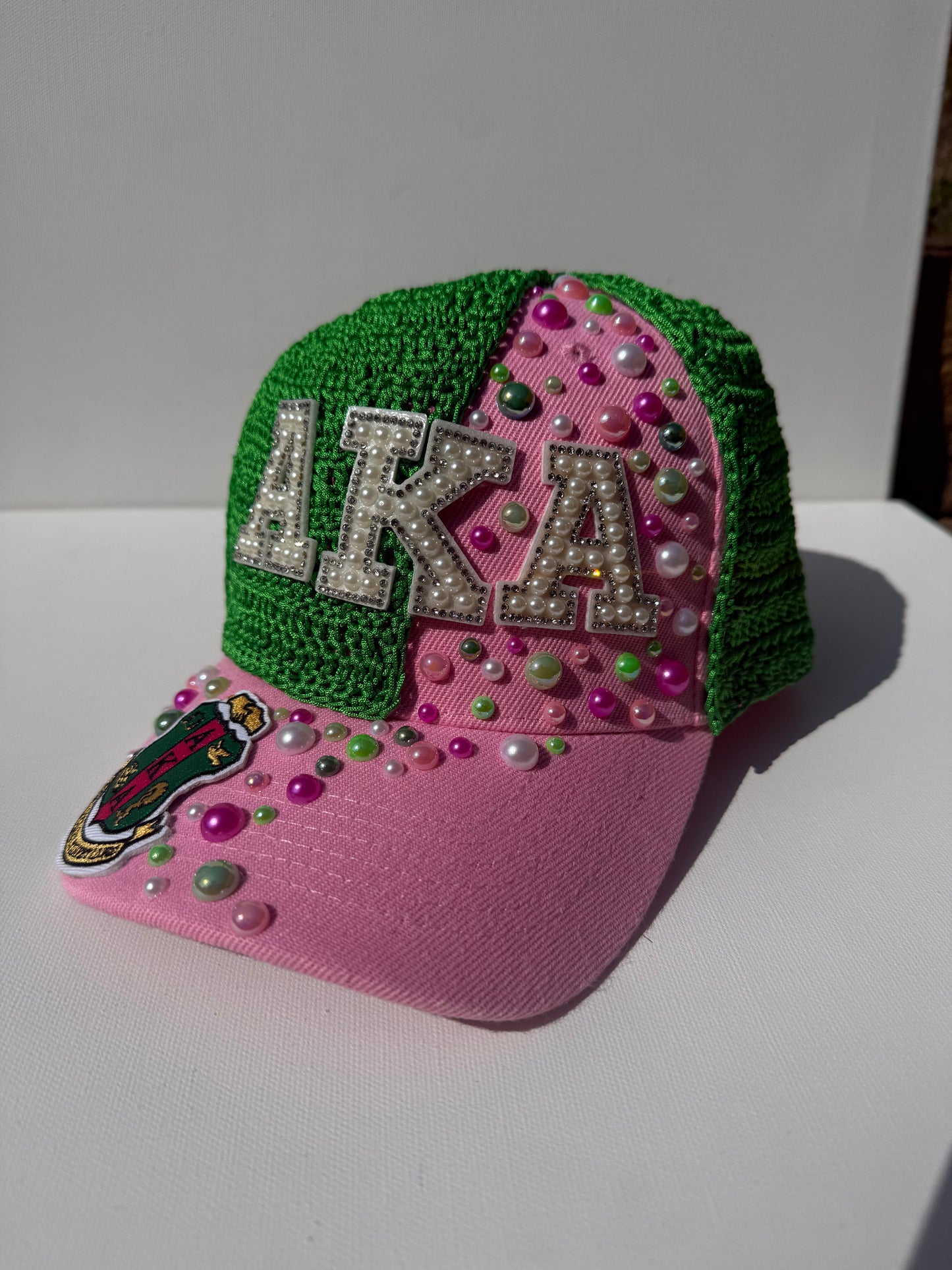 So Fly Initial Sparkle crochet caps