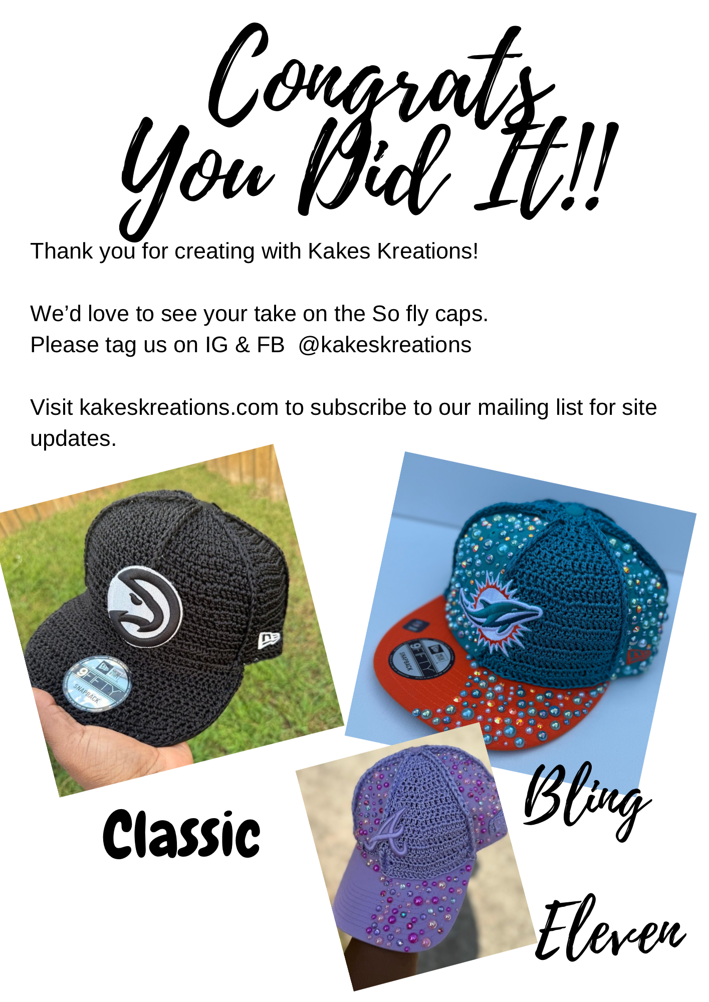 Pattern- So fly cap 2 in 1