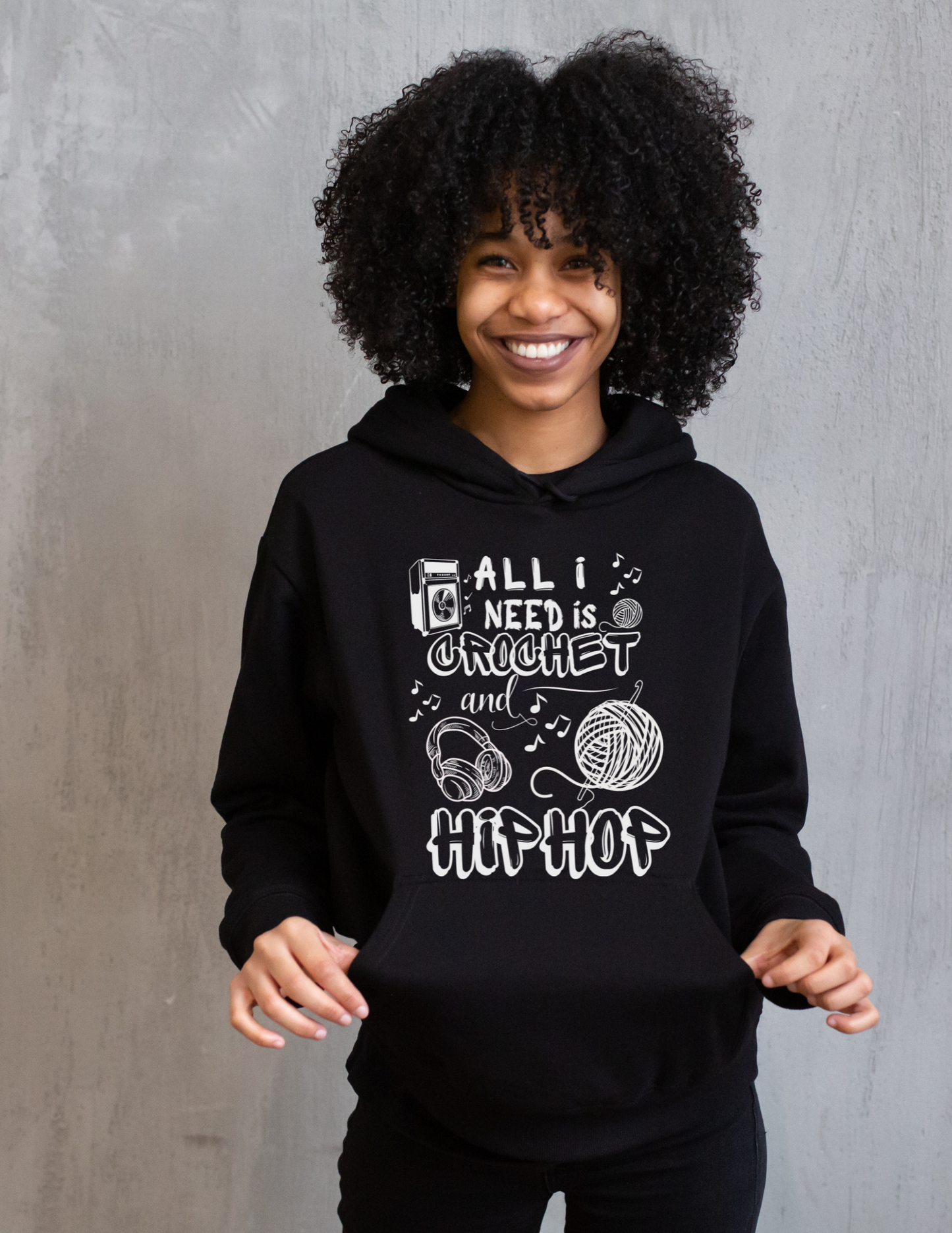 All I need is crochet & hip hop sweatshirt & hoodies