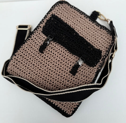 The King Bag (Men’s Crochet Sling Bag)