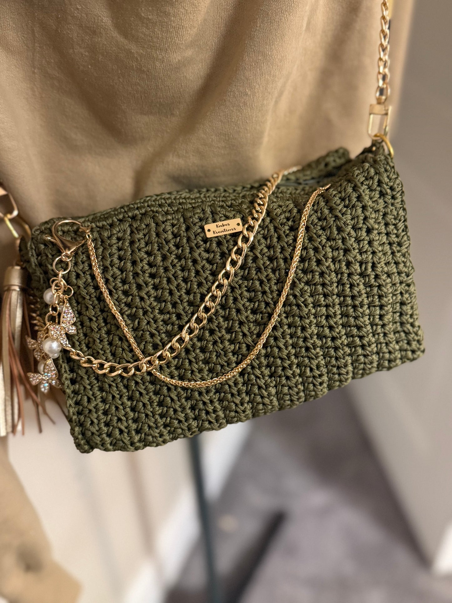 Pearl cap & Cupcake Mini Tote Bag
