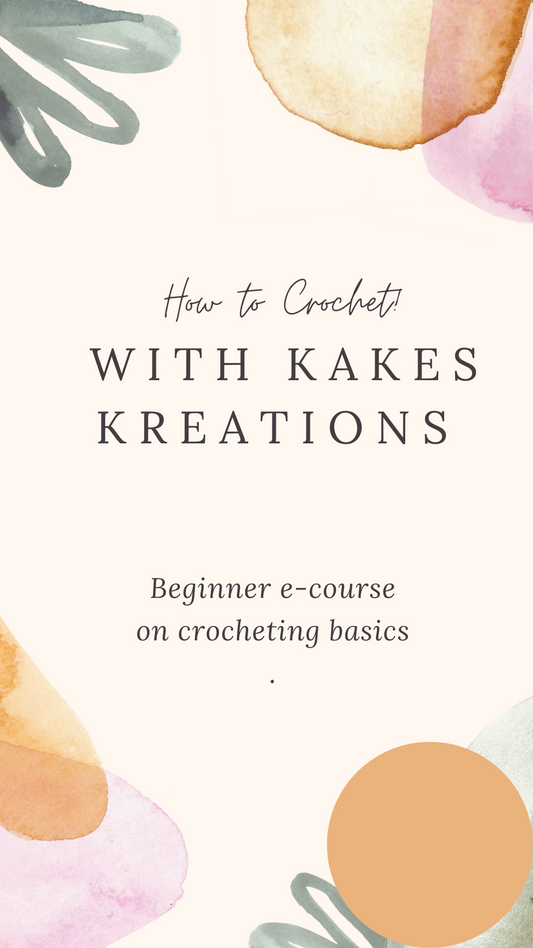 E-course : Learn to crochet for beginners.